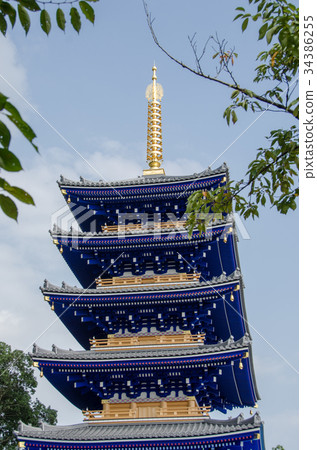 Five-storied pagoda in the 33rd, 32nd, 24th place of the West Country, Nakayama Temple 34386255