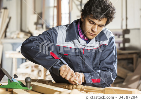 Carpenter at work Carpenter at work 34387294