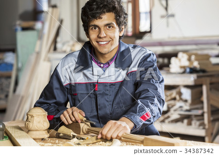 Carpenter at work Carpenter at work 34387342