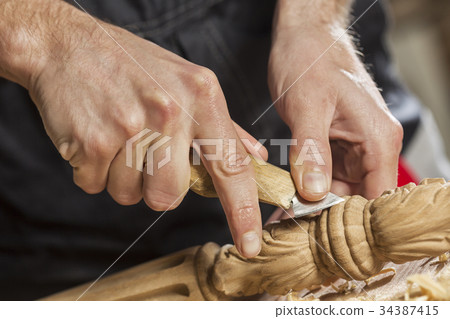 Carpenter at work Carpenter at work 34387415
