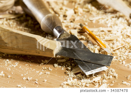 Carpenter's workplace Carpenter's workplace 34387478