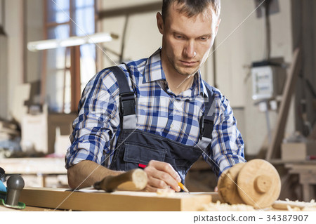 Carpenter at work Carpenter at work 34387907