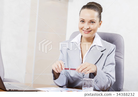 Beautiful office manager 34388232