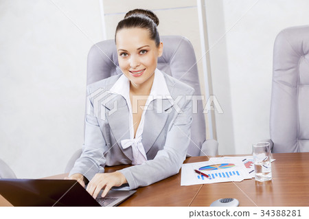 Beautiful office manager Beautiful office manager 34388281