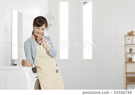 媽媽，家庭主婦，洗衣店 34388748