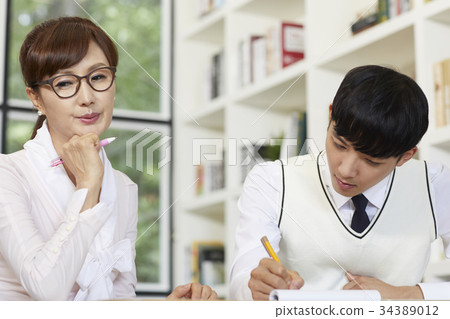 學生，老師，學習，候選人 34389012
