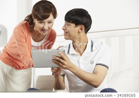 學生，兒子，媽媽，學習，候選人 34389105