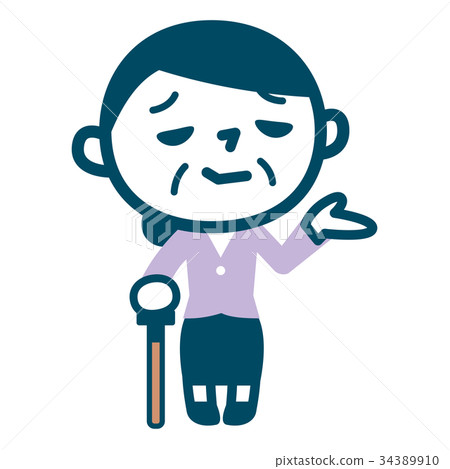 Senior lady with a good face 34389910