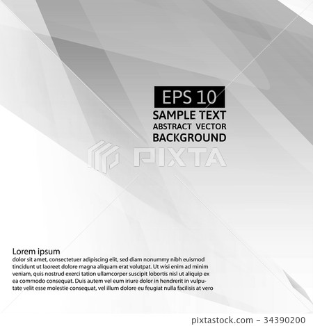 Gray abstract vector background - Stock Illustration [34390200] - PIXTA