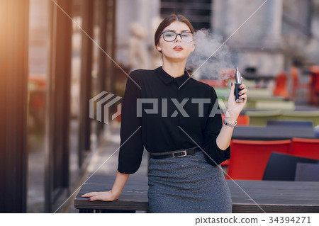 beautiful brunette with glasses beautiful brunette with glasses 34394271