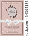 wedding invitation card 34395136