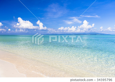 竹富島的寶藏Kondoi海灘 竹富島的寶藏Kondoi海灘 34395796