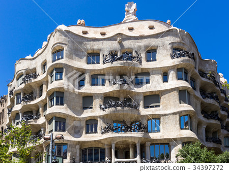 Casa mila barcelona city,Spain 34397272