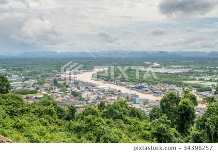 Fisherman village in Chumphon Fisherman village in Chumphon 34398257