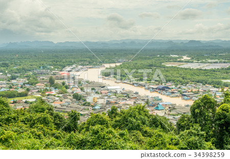 Fisherman village in Chumphon Fisherman village in Chumphon 34398259