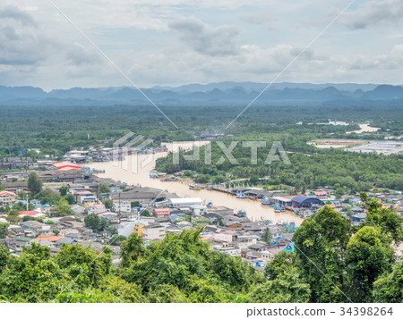 Fisherman village in Chumphon Fisherman village in Chumphon 34398264