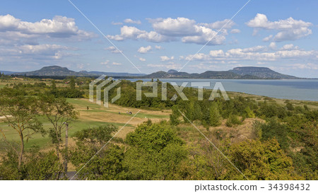 Panoramic picture from a lake Balaton of Hungary Panoramic picture from a lake Balaton of Hungary 34398432