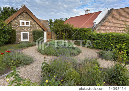 Typical village detail in Hungarian village,Tihany Typical village detail in Hungarian village,Tihany 34398434