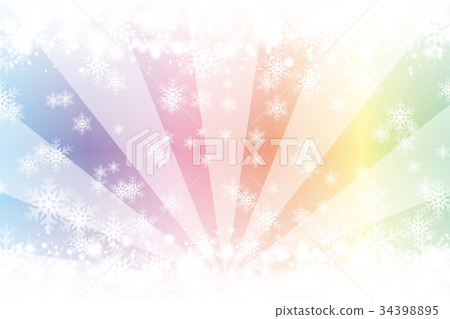 Background Material Wallpaper Snow Flakes Stock