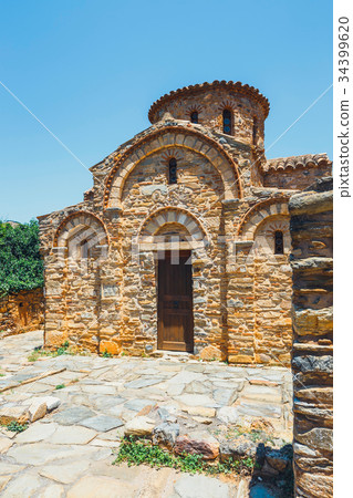 Byzantine church in Fodele, Crete, Greece 34399620