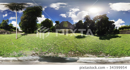 Mayan Pyramid in 360 Virtual Reality 34399954