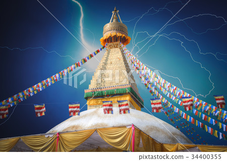 Bodhnath stupa Bodhnath stupa 34400355