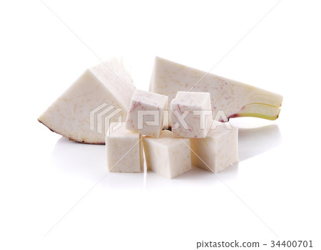 taro isolated on white background 34400701