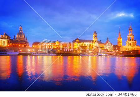 Embankment of Dresden, Germany Embankment of Dresden, Germany 34401466