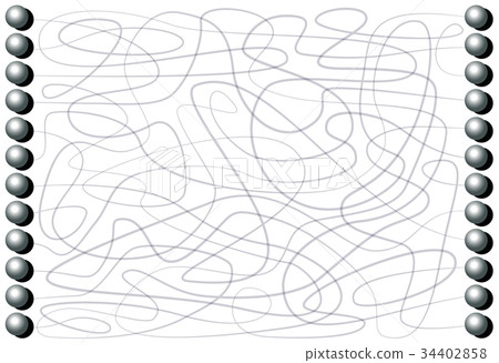 Labyrinth Iron Balls Lines Maze 34402858