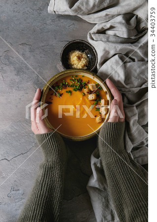 Pumpkin carrot soup Pumpkin carrot soup 34403759