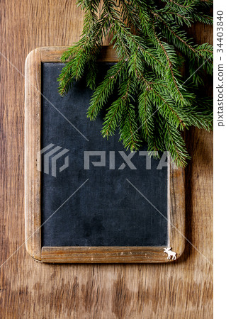 Chalkboard and Christmas tree 34403840