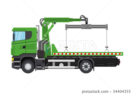 Tow truck. City road side assistance service. Tow truck. City road side assistance service. 34404355