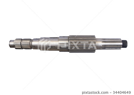 secondary shaft of the gearbox white background 34404649