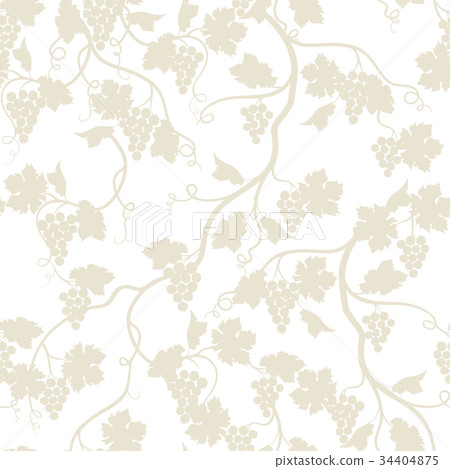 Grape garden tiled pattern Wineyard Floral texture Grape garden tiled pattern Wineyard Floral texture 34404875