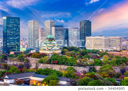 Osaka Japan Skyline 34404995