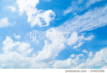  Clouds Sky Blue Sky White Cloud Autumn Sky Late Summer Sky Background Material Cloud Blue Sky Synthetic Background 34405098
