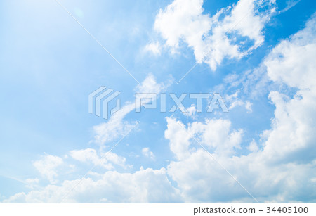  Clouds Sky Blue Sky White Cloud Autumn Sky Late Summer Sky Background Material Cloud Blue Sky Synthetic Background 34405100