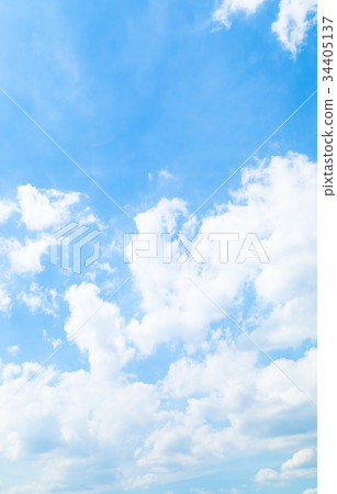  Clouds Sky Blue Sky White Cloud Autumn Sky Late Summer Sky Background Material Cloud Blue Sky Synthetic Background 34405137