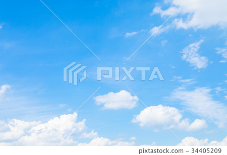  Clouds Sky Blue Sky White Cloud Autumn Sky Late Summer Sky Background Material Cloud Blue Sky Synthetic Background 34405209