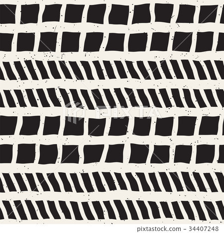 Seamless pattern with hand drawn brush strokes Seamless pattern with hand drawn brush strokes 34407248