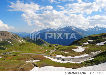 View from Hochtor, 2504 m. View from Hochtor, 2504 m. 34407448