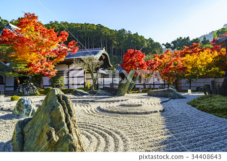 京都第1部分秋季寺廟寺廟日本庭院 京都第1部分秋季寺廟寺廟日本庭院 34408643