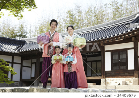 家人,韓服 家人,韓服 34409679