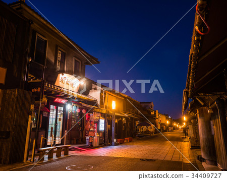 犬山城堡鎮夜景昭和橫河 34409727