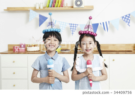 孩子,生日聚會 孩子,生日聚會 34409756