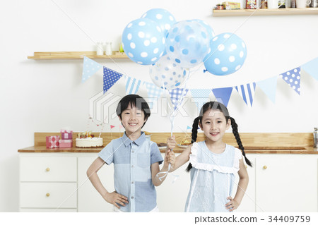 孩子,生日聚會 孩子,生日聚會 34409759