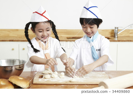 孩子們,烘烤 孩子們,烘烤 34409860