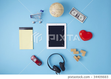 iPad，鈔票，全球，耳機 34409883