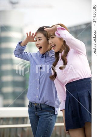 Young woman, friend 34410196