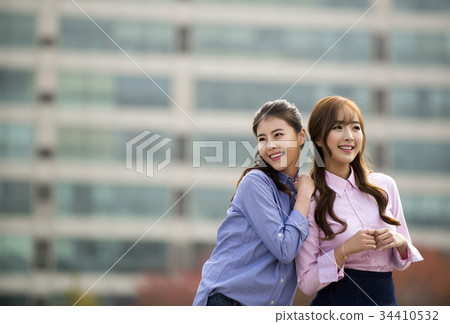 Young woman, friend 34410532